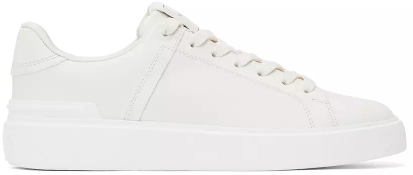 Белые кроссовки B-Court Balmain