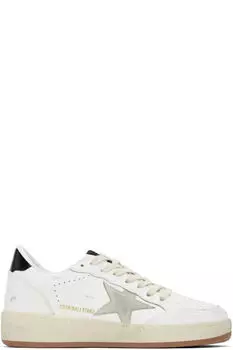 Белые кроссовки Ball Star Golden Goose