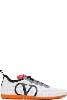 Белые кроссовки Chromathon Valentino Garavani