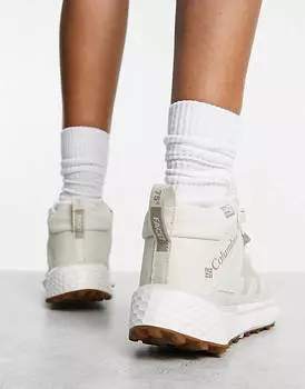 Белые кроссовки Columbia Facet 75 Mid Outdry