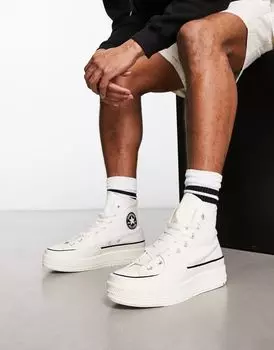 Белые кроссовки Converse Chuck Taylor All Star Construct Hi