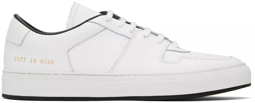 Белые кроссовки «Десятилетия» Common Projects