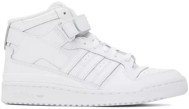 Белые кроссовки Forum adidas Originals