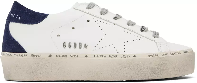 Белые кроссовки Golden Goose Hi Star