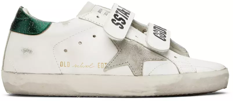 Белые кроссовки Golden Goose Old School