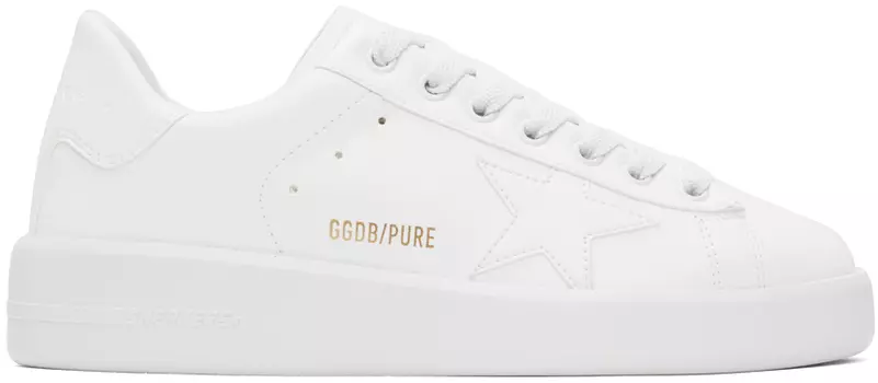 Белые кроссовки Golden Goose Purestar