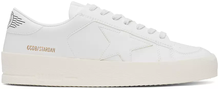 Белые кроссовки Golden Goose Stardan
