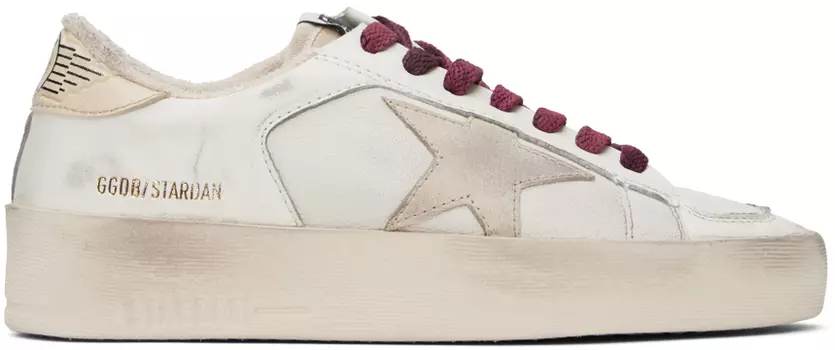 Белые кроссовки Golden Goose Stardan