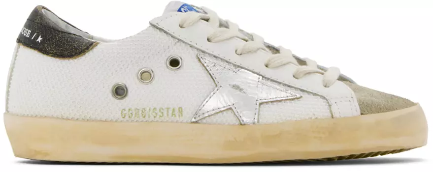 Белые кроссовки Golden Goose Super-Star