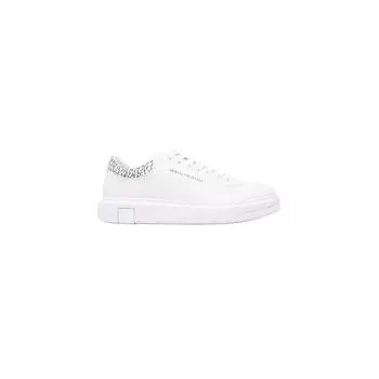 Белые кроссовки из полиэстера Armani Exchange