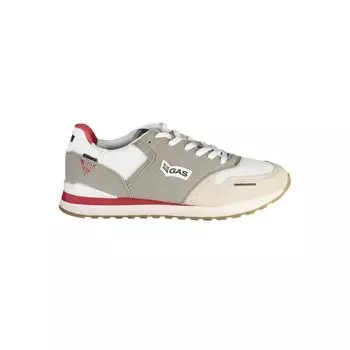 Белые кроссовки из полиэстера Gas