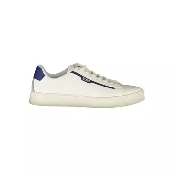 Белые кроссовки из полиэстера Hugo Boss