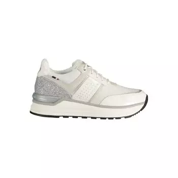 Белые кроссовки из полиэстера U.S. Polo Assn., белый