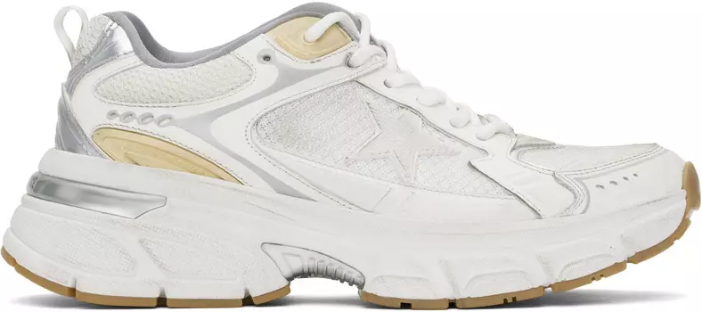 Белые кроссовки Lightstar Golden Goose