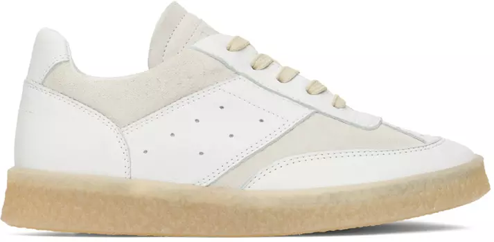 Белые кроссовки MM6 Maison Margiela Replica