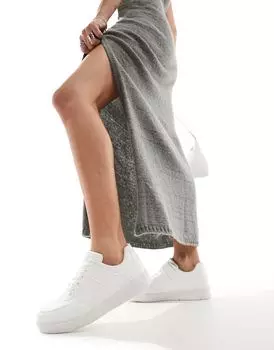 Белые кроссовки на шнуровке ASOS DESIGN Digit