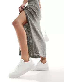Белые кроссовки на шнуровке ASOS Digit