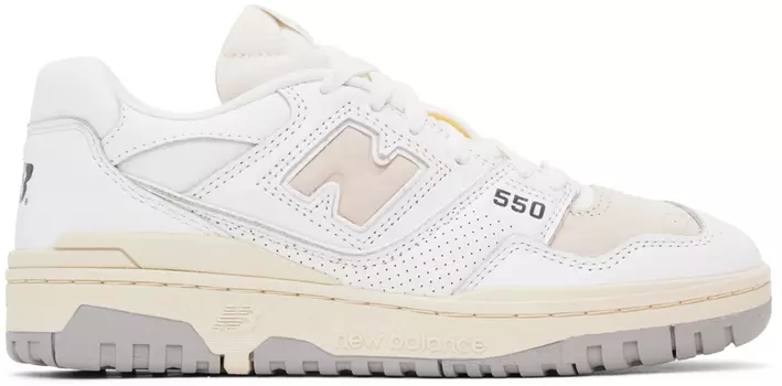 Белые кроссовки New Balance 550
