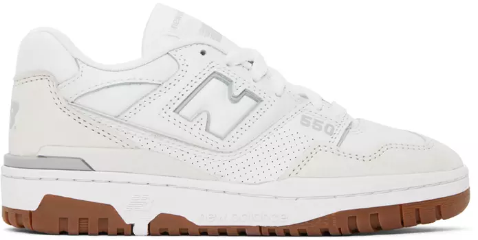 Белые кроссовки New Balance BB550