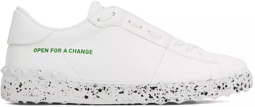 Белые кроссовки Open For A Change Valentino Garavani