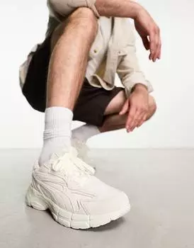Белые кроссовки Puma Teveris Nitro Blank Canvas