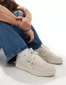 Белые кроссовки Reebok Club C 85