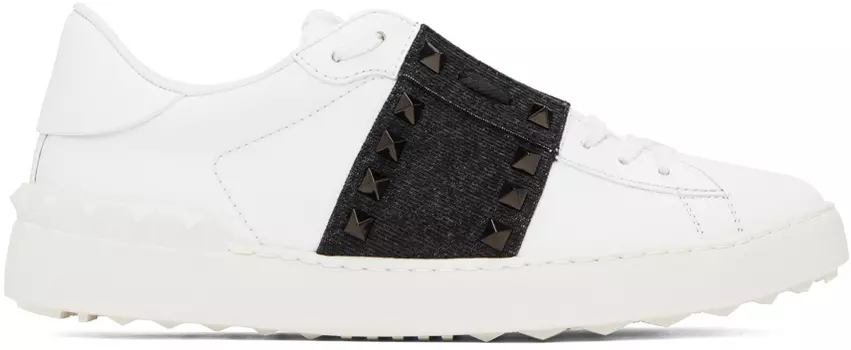 Белые кроссовки Rockstud без названия Valentino Garavani