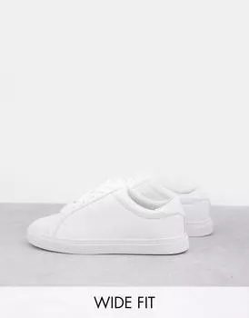Белые кроссовки широкого кроя ASOS DESIGN Drama