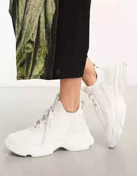 Белые кроссовки Steve Madden Matchbox