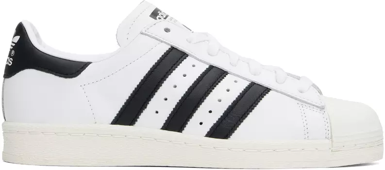 Белые кроссовки Superstar 82 Adidas Originals, Cloud White/Core Black/Off White