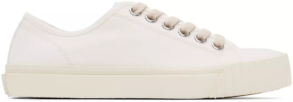 Белые кроссовки таби Maison Margiela