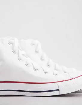 Белые кроссовки унисекс Converse Chuck Taylor All Star Hi Wide Fit