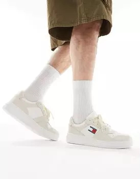 Белые кроссовки в стиле ретро Tommy Hilfiger