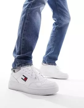 Белые кроссовки в стиле ретро Tommy Jeans