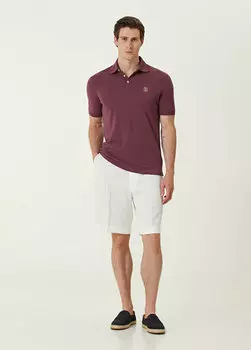 Белые льняные бермудские острова Brunello Cucinelli