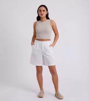 Белые льняные шорты Urban Bliss Urban Bliss, белый