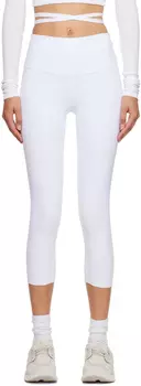 Белые леггинсы Alo Airbrush