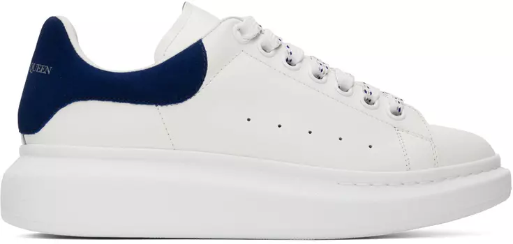Белые массивные кеды Alexander McQueen