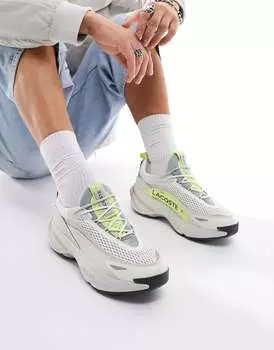 Белые массивные кроссовки Lacoste Audyssor