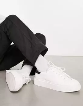 Белые массивные кроссовки на шнуровке ASOS DESIGN