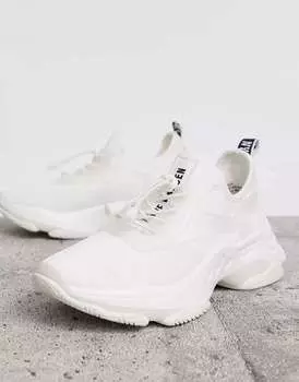 Белые массивные кроссовки Steve Madden Match