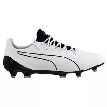 Белые мужские бутсы King Platinum Lacer Touch fg/ag Puma, белый