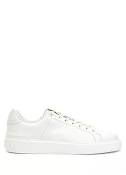 Белые мужские кожаные кроссовки b court Balmain