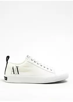 Белые мужские кроссовки Armani Exchange