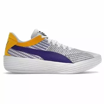 Белые мужские кроссовки Clyde all pro Coast 2 Lakers Puma, белый