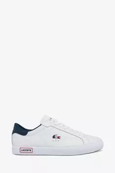 Белые мужские кроссовки Powercourt Lacoste, белый