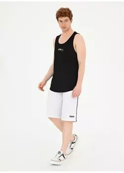 Белые мужские спортивные шорты NAKFA U.S. Polo Assn., белый