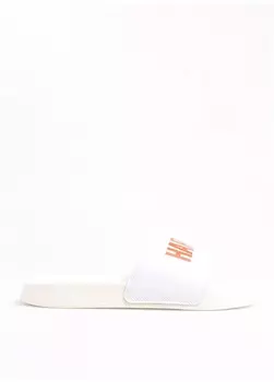 Белые мужские тапочки Harley Davidson