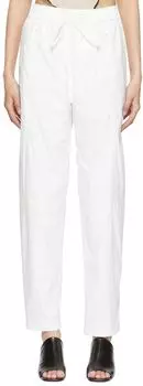 Белые нейлоновые брюки для отдыха LOW CLASSIC