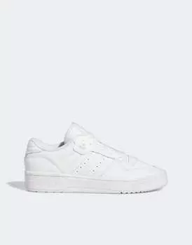 Белые низкие кроссовки adidas Originals Rivalry